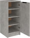 vidaXL - Schoenenkast - 30x35x70 - cm - bewerkt - hout - betongrijs