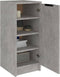 vidaXL - Schoenenkast - 30x35x70 - cm - bewerkt - hout - betongrijs