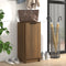 vidaXL - Schoenenkast - 30x35x70 - cm - bewerkt - hout - bruin - eikenkleur
