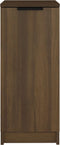 vidaXL - Schoenenkast - 30x35x70 - cm - bewerkt - hout - bruin - eikenkleur