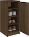vidaXL - Schoenenkast - 30x35x70 - cm - bewerkt - hout - bruin - eikenkleur
