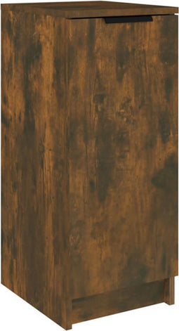 vidaXL - Schoenenkast - 30x35x70 - cm - bewerkt - hout - gerookt - eikenkleurig