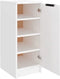 vidaXL - Schoenenkast - 30x35x70 - cm - bewerkt - hout - gerookt - eikenkleurig