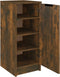 vidaXL - Schoenenkast - 30x35x70 - cm - bewerkt - hout - gerookt - eikenkleurig
