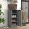 vidaXL - Schoenenkast - 30x35x70 - cm - bewerkt - hout - grijs - sonoma - eikenkleurig