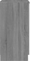 vidaXL - Schoenenkast - 30x35x70 - cm - bewerkt - hout - grijs - sonoma - eikenkleurig