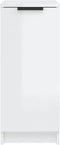 vidaXL - Schoenenkast - 30x35x70 - cm - bewerkt - hout - hoogglans - wit