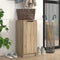 vidaXL - Schoenenkast - 30x35x70 - cm - bewerkt - hout - sonoma - eikenkleurig