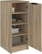 vidaXL - Schoenenkast - 30x35x70 - cm - bewerkt - hout - sonoma - eikenkleurig