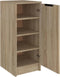 vidaXL - Schoenenkast - 30x35x70 - cm - bewerkt - hout - sonoma - eikenkleurig