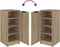 vidaXL - Schoenenkast - 30x35x70 - cm - bewerkt - hout - sonoma - eikenkleurig