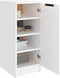vidaXL - Schoenenkast - 30x35x70 - cm - bewerkt - hout - wit