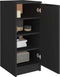 vidaXL - Schoenenkast - 30x35x70 - cm - bewerkt - hout - zwart