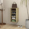 vidaXL - Schoenenkast - 31,5x35x70 - cm - bewerkt - hout - sonoma - eikenkleurig