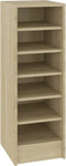 vidaXL - Schoenenkast - 31,5x35x90 - cm - bewerkt - hout - sonoma - eikenkleurig