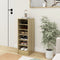 vidaXL - Schoenenkast - 31,5x35x90 - cm - bewerkt - hout - sonoma - eikenkleurig