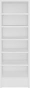 vidaXL - Schoenenkast - 31,5x35x90 - cm - bewerkt - hout - wit
