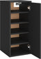 vidaXL - Schoenenkast - 32x35x70 - cm - bewerkt - hout - zwart