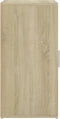 vidaXL - Schoenenkast - 32x35x70 - cm - spaanplaat - sonoma - eikenkleurig
