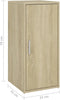 vidaXL - Schoenenkast - 32x35x70 - cm - spaanplaat - sonoma - eikenkleurig