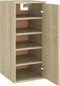 vidaXL - Schoenenkast - 32x35x70 - cm - spaanplaat - sonoma - eikenkleurig
