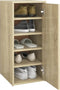 vidaXL - Schoenenkast - 32x35x70 - cm - spaanplaat - sonoma - eikenkleurig