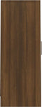 vidaXL - Schoenenkast - 32x35x92 - cm - bewerkt - hout - bruin - eikenkleur