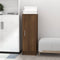 vidaXL - Schoenenkast - 32x35x92 - cm - bewerkt - hout - bruin - eikenkleur