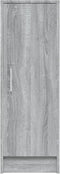 vidaXL - Schoenenkast - 32x35x92 - cm - bewerkt - hout - grijs - sonoma - eikenkleurig