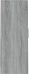 vidaXL - Schoenenkast - 32x35x92 - cm - bewerkt - hout - grijs - sonoma - eikenkleurig