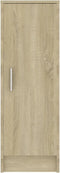 vidaXL - Schoenenkast - 32x35x92 - cm - bewerkt - hout - sonoma - eikenkleurig