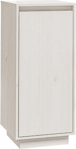 vidaXL - Schoenenkast - 35x35x80 - cm - massief - grenenhout - wit