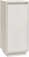 vidaXL - Schoenenkast - 35x35x80 - cm - massief - grenenhout - wit