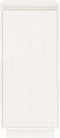 vidaXL - Schoenenkast - 35x35x80 - cm - massief - grenenhout - wit