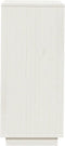 vidaXL - Schoenenkast - 35x35x80 - cm - massief - grenenhout - wit