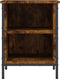 vidaXL - Schoenenkast - 38x35x50 - cm - bewerkt - hout - gerookt - eikenkleurig