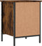 vidaXL - Schoenenkast - 38x35x50 - cm - bewerkt - hout - gerookt - eikenkleurig