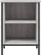 vidaXL - Schoenenkast - 38x35x50 - cm - bewerkt - hout - grijs - sonoma - eikenkleurig