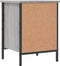 vidaXL - Schoenenkast - 38x35x50 - cm - bewerkt - hout - grijs - sonoma - eikenkleurig