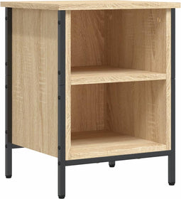 vidaXL - Schoenenkast - 38x35x50 - cm - bewerkt - hout - sonoma - eikenkleurig