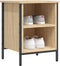 vidaXL - Schoenenkast - 38x35x50 - cm - bewerkt - hout - sonoma - eikenkleurig