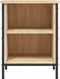 vidaXL - Schoenenkast - 38x35x50 - cm - bewerkt - hout - sonoma - eikenkleurig
