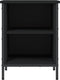 vidaXL - Schoenenkast - 38x35x50 - cm - bewerkt - hout - zwart