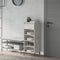 vidaXL - Schoenenkast - 40x36x105 - cm - bewerkt - hout - betongrijs