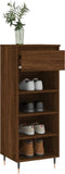 vidaXL - Schoenenkast - 40x36x105 - cm - bewerkt - hout - bruin - eikenkleur