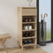vidaXL - Schoenenkast - 40x36x105 - cm - bewerkt - hout - sonoma - eikenkleurig