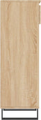 vidaXL - Schoenenkast - 40x36x105 - cm - bewerkt - hout - sonoma - eikenkleurig