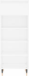 vidaXL - Schoenenkast - 40x36x105 - cm - bewerkt - hout - wit