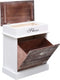 vidaXL - Schoenenkast - 50x28x58 - cm - paulowniahout - bruin
