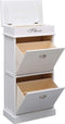 vidaXL - Schoenenkast - 50x28x58 - cm - paulowniahout - grijs
